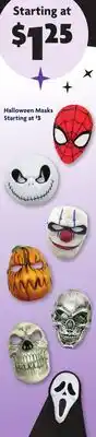 Family Dollar Halloween Masks offer
