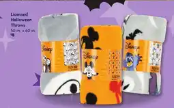Family Dollar Licensed Halloween Throws offer