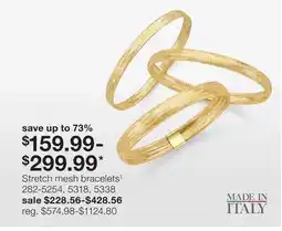 JC Penney Stretch mesh bracelets‡ offer