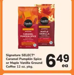 ACME Signature SELECT Caramel Pumpkin Spice or Maple Vanilla Ground Coffee offer