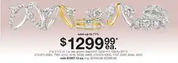 JC Penney 2 to 2-1/2 ct. t.w. lab-grown diamond‡ Color H-I, Clarity SI1-I1 offer