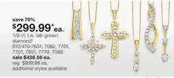JC Penney 1/3 ct. t.w. lab-grown diamond‡ offer