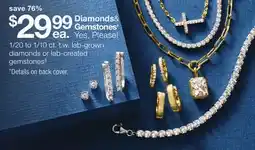 JC Penney t. w. lab-grown diamonds or lab-created gemstones§ offer