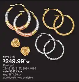JC Penney Earrings◊ offer