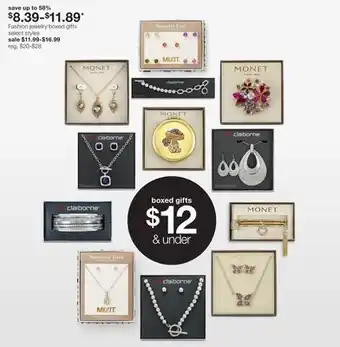 JC Penney Fashion jewelry boxed gifts offer