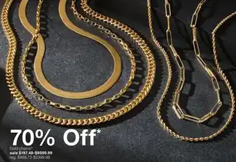 JC Penney Gold chains‡◊ offer