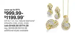 JC Penney 3/4 to 1 ct. t.w. natural diamond‡ offer