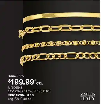 JC Penney Bracelets‡ offer