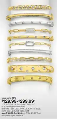 JC Penney 1/10 to 1/2 ct. t.w. lab-grown diamond§ or 1/10 lab-grown diamond‡ offer