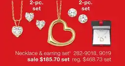 JC Penney Necklace & earring set‡ offer