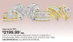 JC Penney 3 to 4 ct. t.w. lab-grown diamond‡◊ offer