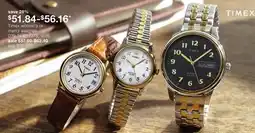 JC Penney Timex women's or men's watches offer