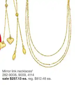 JC Penney Mirror link necklaces◊ offer