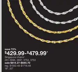 JC Penney Singapore chains◊ offer