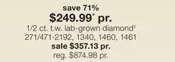 JC Penney 1/2 Ct. T.W. Lab-Grown Diamond‡ offer