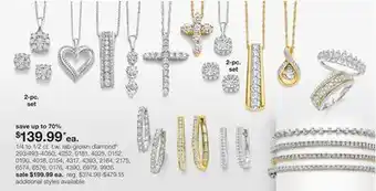 JC Penney 1/4 to 1/2 ct. t.w. lab-grown diamond§ offer