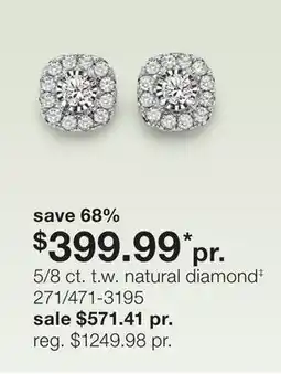 JC Penney 5/8 ct. t.w. natural diamond‡ offer