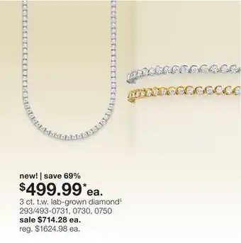 JC Penney 3 ct. t.w. lab-grown diamond§ offer