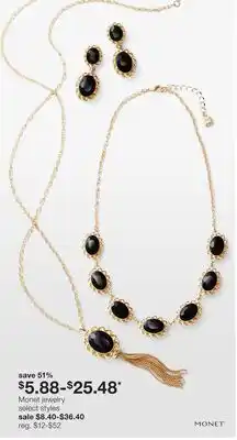 JC Penney Monet jewelry offer