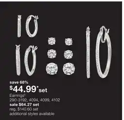JC Penney Earrings§ offer