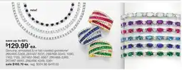 JC Penney Genuine, simulated &/or lab-created gemstone § offer