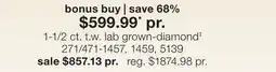 JC Penney 1-1/2 ct. t.w. lab grown-diamond‡ offer