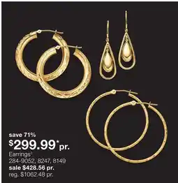 JC Penney Earrings◊ offer