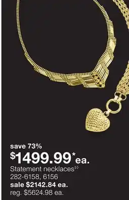 JC Penney Statement necklaces‡◊ offer