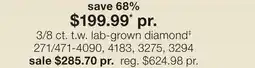 JC Penney 3/8 ct. t.w. lab-grown diamond‡ offer