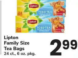 ACME Lipton Family Size Tea Bags offer