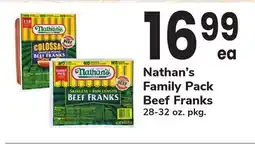 ACME Nathan's Family Pack Beef Franks offer