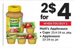 ACME Mott's Applesauce offer