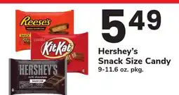 ACME Hershey's Snack Size Candy offer