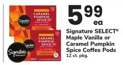 ACME Signature SELECT Maple Vanilla or Caramel Pumpkin Spice Coffee Pods offer