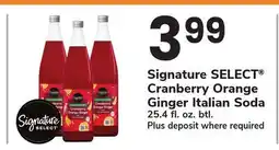 ACME Signature SELECT Cranberry Orange Ginger Italian Soda offer
