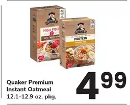 ACME Quaker Premium Instant Oatmeal offer