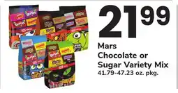 ACME Mars Chocolate or Sugar Variety Mix offer