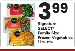 ACME Signature SELECT Family Size Frozen Vegetables offer