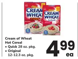 ACME Cream of Wheat Hot Cereal offer