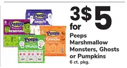 ACME Peeps Marshmallow Monsters, Ghosts or Pumpkins offer