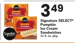 ACME Signature SELECT Pumpkin Ice Cream Sandwiches offer