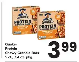 ACME Quaker Protein Chewy Granola Bars offer