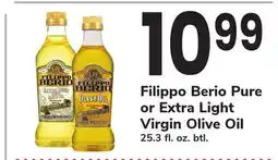 ACME Filippo Berio Pure or Extra Light Virgin Olive Oil offer