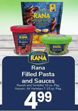ACME Rana Filled Pasta and Sauces offer