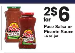ACME Pace Salsa or Picante Sauce offer