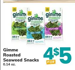 ACME Gimme Roasted Seaweed Snacks offer