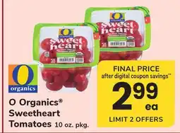 ACME O Organics Sweetheart Tomatoes offer