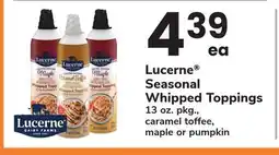 ACME Lucerne Seasonal Whipped Toppings offer