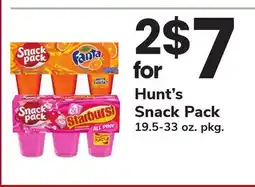 ACME Hunt's Snack Pack offer