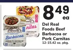 ACME Del Real Foods Beef Barbacoa or Pork Carnitas offer